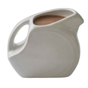 Fiestaware Fiesta 5 OZ Pitcher Mini Disk White CONTAINER CERAMIC